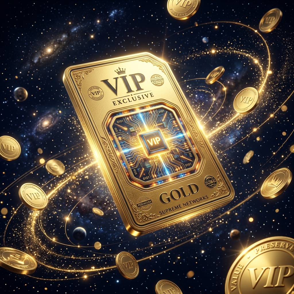 VIP Sim Card Illustration